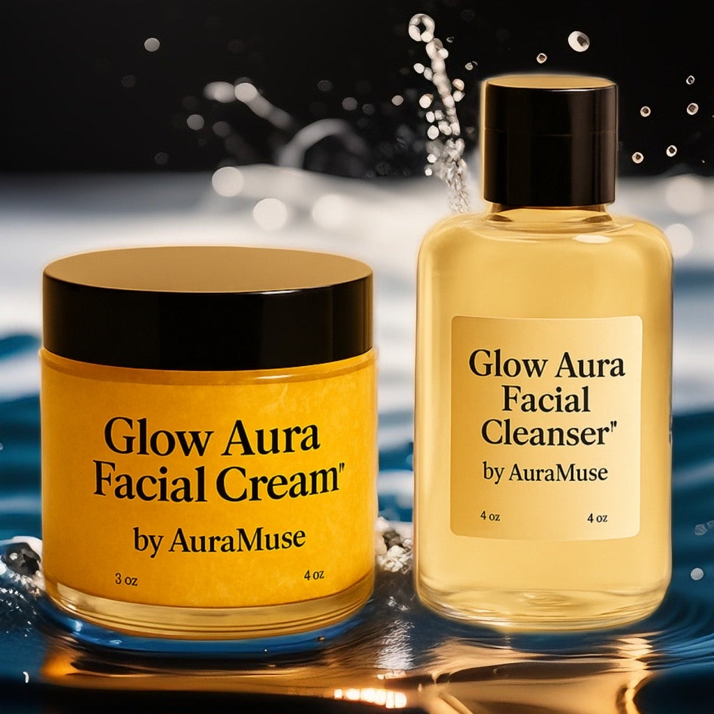 Glow Aura Facial Cleanser & Cream Gift