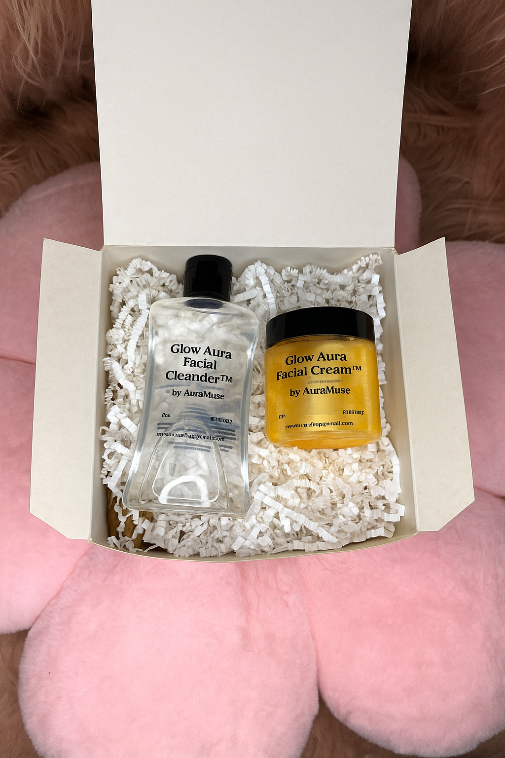 Glow Aura Facial Cleanser & Cream Gift