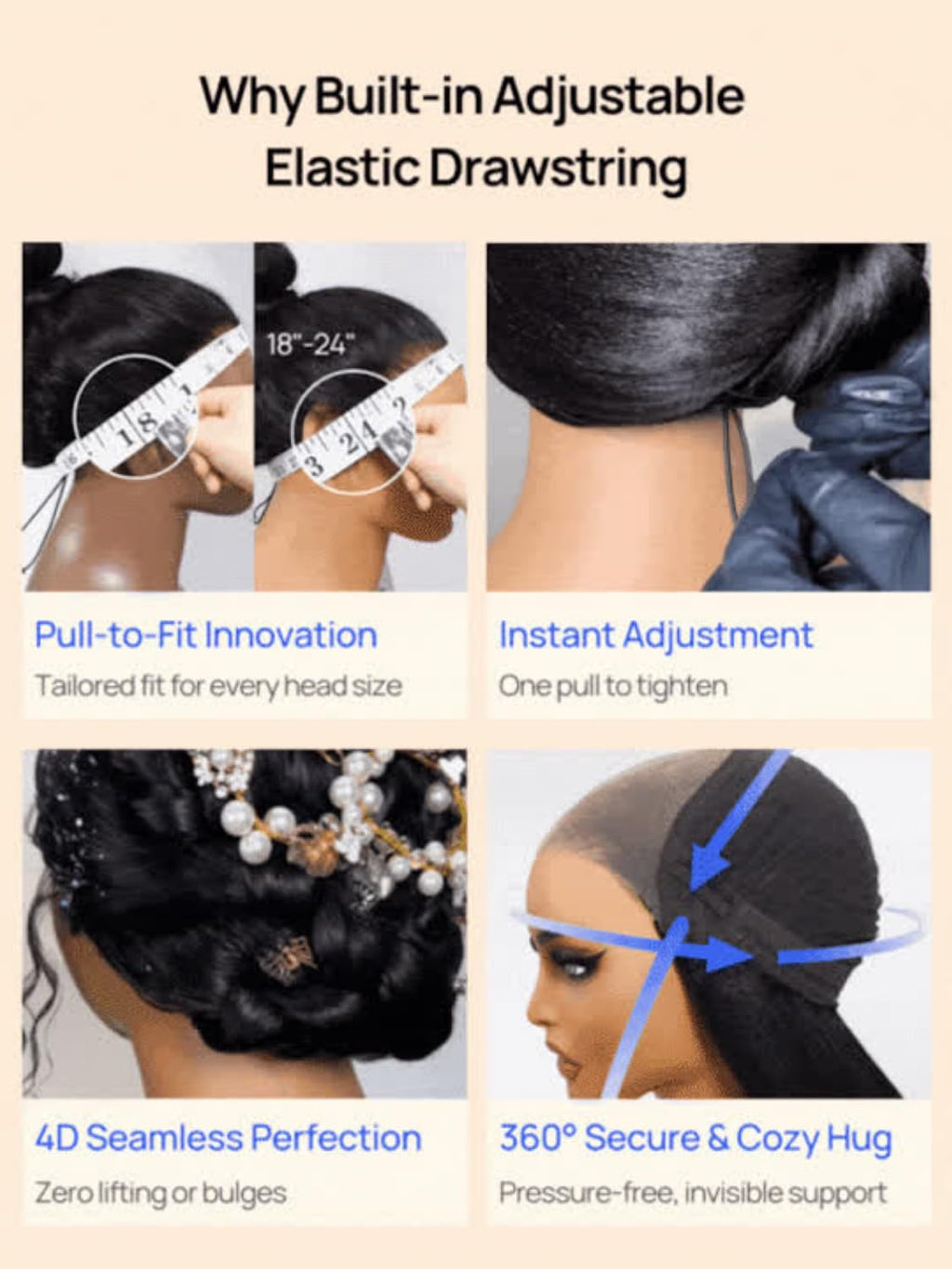 Nadula Chestnut Brown Ombre Yaki Straight Bye Bye Knots Glueless Wig Human Hair with Elastic Drawstring,Highlight Pre Cut 7x5 Invisible Knots HD Lace Front Wigs,Pre Everything Light Yaki Wig 20inch