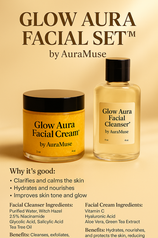 Glow Aura Facial Cleanser & Cream