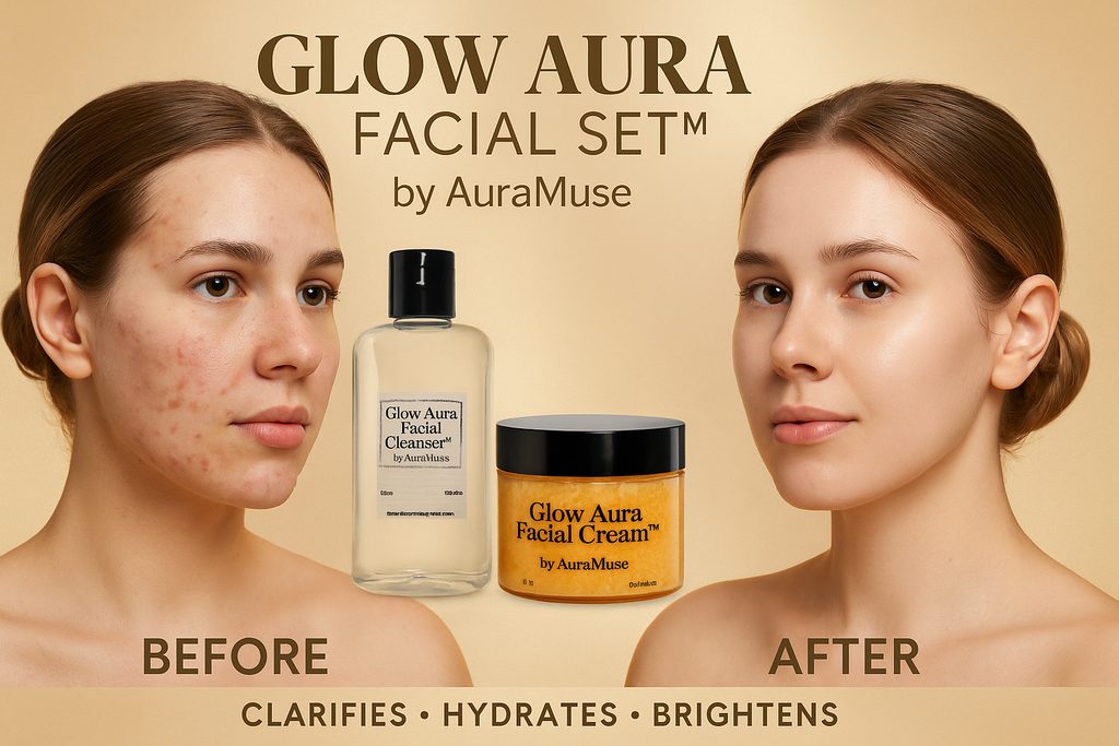 Glow Aura Facial Cleanser & Cream